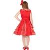 imageBlackButterfly Kids Alexia Vintage Polka Dot 50s Girls DressRed