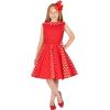 imageBlackButterfly Kids Alexia Vintage Polka Dot 50s Girls DressRed