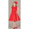 imageBlackButterfly Kids Alexia Vintage Polka Dot 50s Girls DressRed