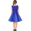 imageBlackButterfly Kids Alexia Vintage Polka Dot 50s Girls DressRoyal Blue