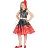 imageBlackButterfly Kids Audrey Vintage 50s Girls DressBlack  Red Polka Dot