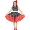 imageBlackButterfly Kids Audrey Vintage 50s Girls DressBlack  Red Polka Dot