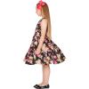 imageBlackButterfly Kids Audrey Vintage 50s Girls DressBlack Pink Floral