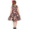 imageBlackButterfly Kids Audrey Vintage 50s Girls DressBlack Pink Floral