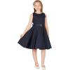 imageBlackButterfly Kids Audrey Vintage 50s Girls DressMidnight Blue