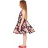 imageBlackButterfly Kids Audrey Vintage 50s Girls DressMidnight Blue Pink Floral