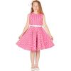 imageBlackButterfly Kids Audrey Vintage 50s Girls DressPink Polka Dot