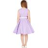 imageBlackButterfly Kids Audrey Vintage 50s Girls DressPurple Polka Dot