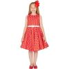 imageBlackButterfly Kids Audrey Vintage 50s Girls DressRed Polka Dot