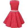 imageBlackButterfly Kids Audrey Vintage 50s Girls DressRed Polka Dot