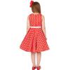 imageBlackButterfly Kids Audrey Vintage 50s Girls DressRed Polka Dot