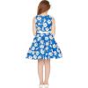 imageBlackButterfly Kids Audrey Vintage 50s Girls DressRoyal Blue Floral