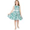 imageBlackButterfly Kids Audrey Vintage 50s Girls DressTurquoise Floral