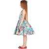 imageBlackButterfly Kids Audrey Vintage 50s Girls DressTurquoise Pink Floral
