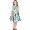 imageBlackButterfly Kids Audrey Vintage 50s Girls DressTurquoise Pink Floral