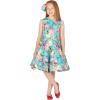 imageBlackButterfly Kids Audrey Vintage 50s Girls DressTurquoise Pink Floral
