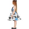 imageBlackButterfly Kids Audrey Vintage 50s Girls DressWhite  Blue