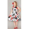 imageBlackButterfly Kids Audrey Vintage 50s Girls DressWhite  Red