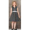 imageBlackButterfly Kids Holly Vintage Polka Dot 50s Girls DressBlack