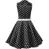 imageBlackButterfly Kids Holly Vintage Polka Dot 50s Girls DressBlack
