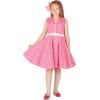 imageBlackButterfly Kids Holly Vintage Polka Dot 50s Girls DressPink