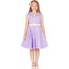 imageBlackButterfly Kids Holly Vintage Polka Dot 50s Girls DressPurple