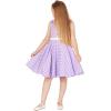 imageBlackButterfly Kids Holly Vintage Polka Dot 50s Girls DressPurple