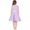 imageBlackButterfly Kids Holly Vintage Polka Dot 50s Girls DressPurple