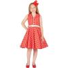 imageBlackButterfly Kids Holly Vintage Polka Dot 50s Girls DressRed
