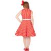 imageBlackButterfly Kids Holly Vintage Polka Dot 50s Girls DressRed