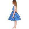 imageBlackButterfly Kids Holly Vintage Polka Dot 50s Girls DressRoyal Blue