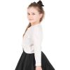 imageBlackButterfly Kids Long Sleeve Lace Bolero Cardigan Childrens Girls ShrugIvory