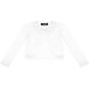 imageBlackButterfly Kids Long Sleeve Lace Bolero Cardigan Childrens Girls ShrugIvory
