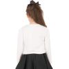 imageBlackButterfly Kids Long Sleeve Lace Bolero Cardigan Childrens Girls ShrugIvory