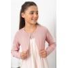 imageBlackButterfly Kids Long Sleeve Sparkle Cardigan Childrens Girls ShrugBaby Pink