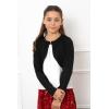 imageBlackButterfly Kids Long Sleeve Sparkle Cardigan Childrens Girls ShrugBlack