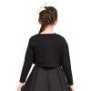 imageBlackButterfly Kids Long Sleeve Sparkle Cardigan Childrens Girls ShrugBlack