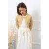 imageBlackButterfly Kids Long Sleeve Sparkle Cardigan Childrens Girls ShrugGold