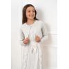 imageBlackButterfly Kids Long Sleeve Sparkle Cardigan Childrens Girls ShrugLight Silver