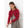 imageBlackButterfly Kids Long Sleeve Sparkle Cardigan Childrens Girls ShrugRed