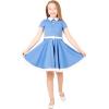 imageBlackButterfly Kids Lucy Vintage Clarity 50s Girls DressBlue