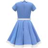 imageBlackButterfly Kids Lucy Vintage Clarity 50s Girls DressBlue