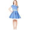 imageBlackButterfly Kids Lucy Vintage Clarity 50s Girls DressBlue