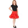 imageBlackButterfly Kids Organza Petticoat SkirtRed