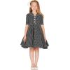 imageBlackButterfly Kids Sabrina Vintage Polka Dot 50s Girls DressBlack