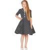 imageBlackButterfly Kids Sabrina Vintage Polka Dot 50s Girls DressBlack