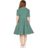 imageBlackButterfly Kids Sabrina Vintage Polka Dot 50s Girls DressGreen