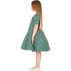 imageBlackButterfly Kids Sabrina Vintage Polka Dot 50s Girls DressGreen