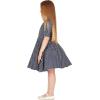 imageBlackButterfly Kids Sabrina Vintage Polka Dot 50s Girls DressMidnight Blue