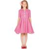 imageBlackButterfly Kids Sabrina Vintage Polka Dot 50s Girls DressPink